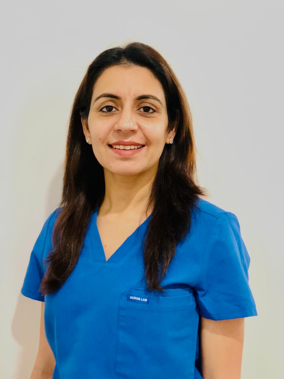 Portrait of Dr Simran Chauhan, dentist at Supertooth Dental